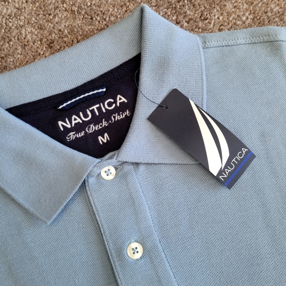 Blue Med Nautica True Deck Shirt